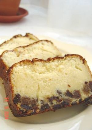 コンデンスミルク入りチーズケーキ（ラムレーズン入り）-レシピのメイン写真