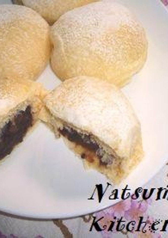 もちもちやわらかしっとり大福風あんぱん✿-レシピのメイン写真