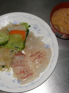 鯛の氷冷しゃぶ-レシピのメイン写真
