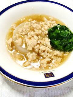 大根のそぼろあんかけ✿ほうれん草とともに-レシピのメイン写真