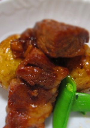 新じゃがと豚肉の照り煮-レシピのメイン写真