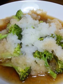レンジで簡単☆蒸し野菜のおろし乗っけ盛り-レシピのメイン写真