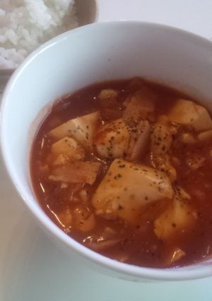 ちょっと洋風☆トマトマーボー豆腐☆-レシピのメイン写真