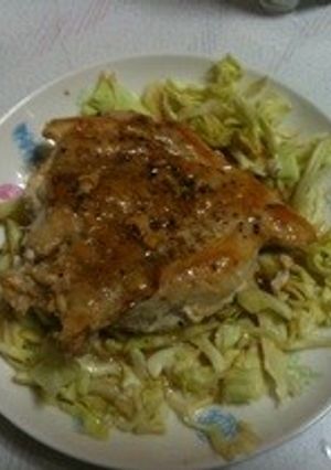 ムネ肉ガーリックバター醤油-レシピのメイン写真