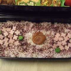 รูปของ 簡単★アジサイ弁当