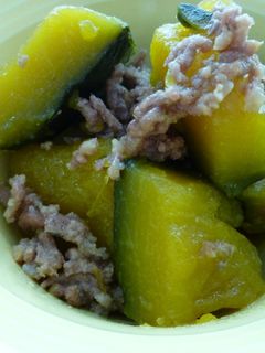 ♥簡単♥かぼちゃのそぼろ煮-レシピのメイン写真