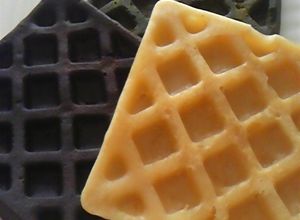 レンジで米粉とコーンフラワーのワッフル！-レシピのメイン写真