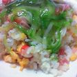 カニとレタスのあんかけチャーハン