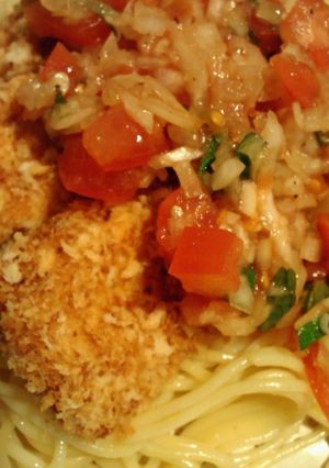 ＴＴチキンカツスパ-レシピのメイン写真