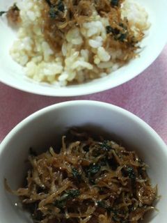 紫蘇としらすで簡単ふりかけ-レシピのメイン写真