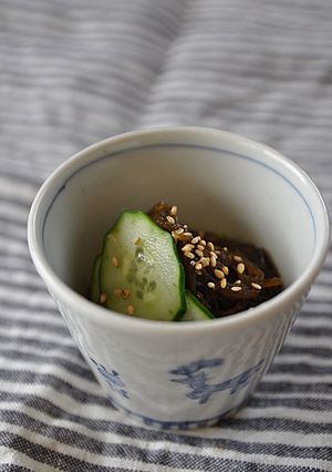 きゅうりともずくの酢の物-レシピのメイン写真