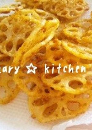 桑名もち小麦 de レンコンチップ-レシピのメイン写真