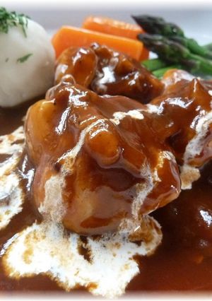 クリーミーです。 ワニタン赤ワイン煮!-レシピのメイン写真