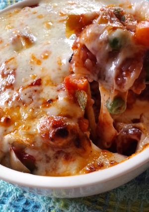 レンジで簡単ケチャップ野菜ドリア☆-レシピのメイン写真