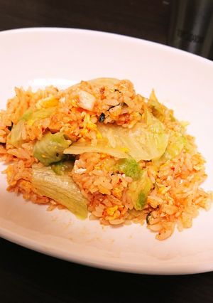 白だしであっさりレタスキムチチャーハン-レシピのメイン写真