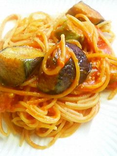 茄子トマトde本格トマトソースパスタ-レシピのメイン写真