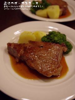 柔らかビーフステーキ 赤ワインソース-レシピのメイン写真
