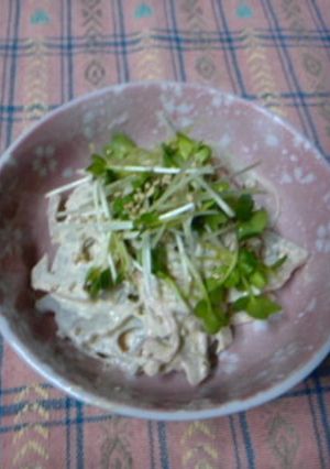 レンコンの胡麻マヨサラダ-レシピのメイン写真