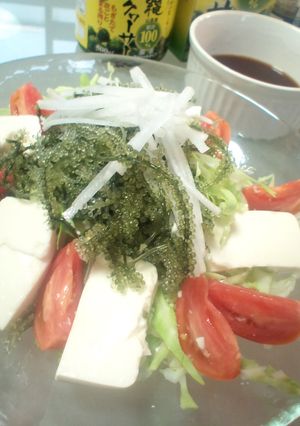 沖縄名物☆海ぶどうのサラダ-レシピのメイン写真