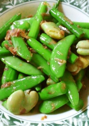 緑野菜でおかか和え-レシピのメイン写真