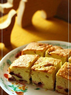 ダークチェリー入りバターケーキ-レシピのメイン写真