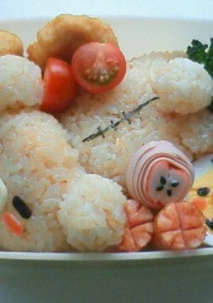 リラックマまったりお弁当～キャラ弁～-レシピのメイン写真