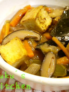厚揚げと野菜の生姜あんかけ丼☆簡単-レシピのメイン写真