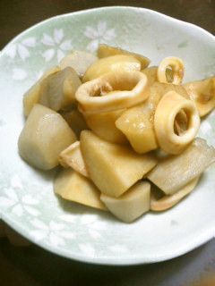 イカと里芋の煮物-レシピのメイン写真