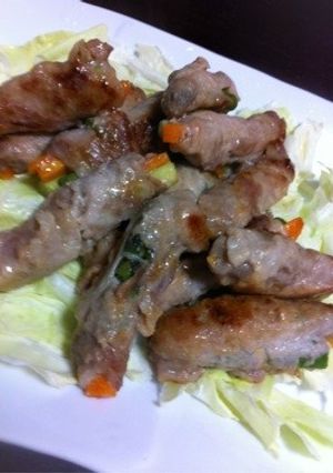 豚肉のアスパラ&ニンジン巻き☆-レシピのメイン写真