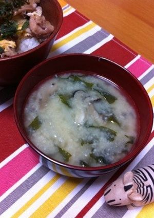 寒い冬にも風邪知らず！酒粕入り味噌汁-レシピのメイン写真