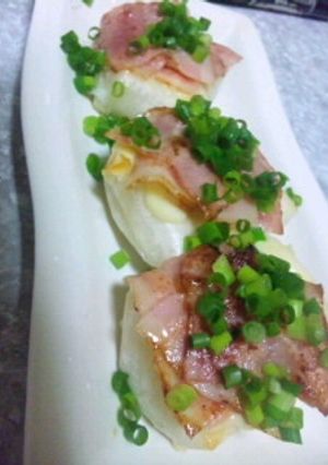 餅をおつまみに☆ベーコンチーズ-レシピのメイン写真