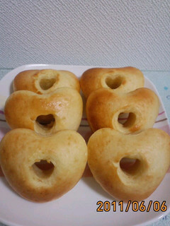 簡単☆HMでクリームチーズ焼きドーナツ☆-レシピのメイン写真