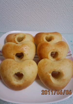 簡単☆ＨＭでクリームチーズ焼きドーナツ☆-レシピのメイン写真
