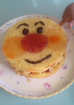 アンパンマンのバースデーケーキ-レシピのメイン写真