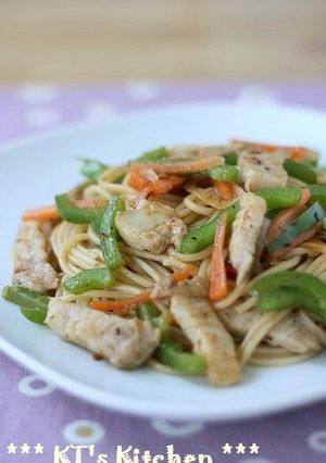 豚バラとピーマンのトウチ焼きそば-レシピのメイン写真