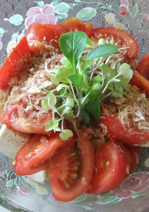 豆腐とトマトのオリーブポン酢サラダ-レシピのメイン写真