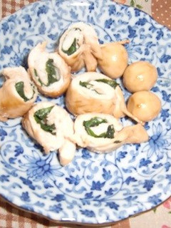 ささみシソ巻きのオイスターソース味-レシピのメイン写真