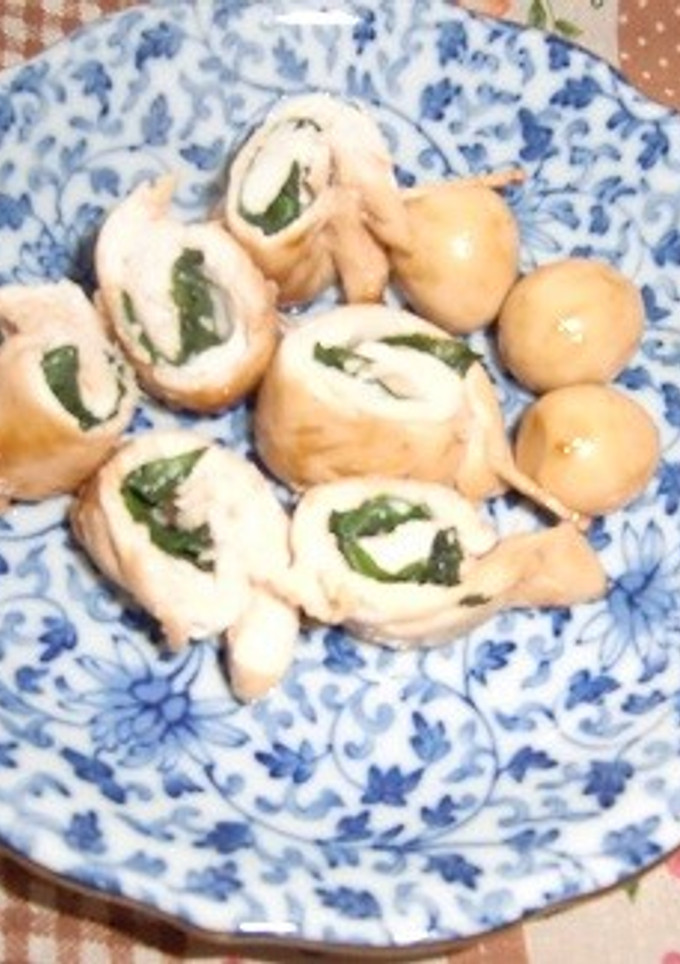 ささみシソ巻きのオイスターソース味-レシピのメイン写真
