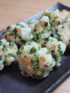 離乳食完了期~OK!ふわふわエビにら焼き-レシピのメイン写真