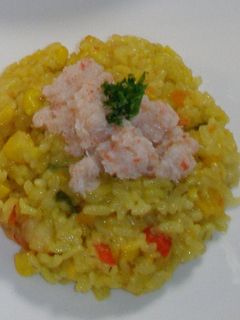 麦入りカニピラフ-レシピのメイン写真