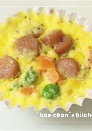 お弁当に☆簡単カラフルキッシュ-レシピのメイン写真