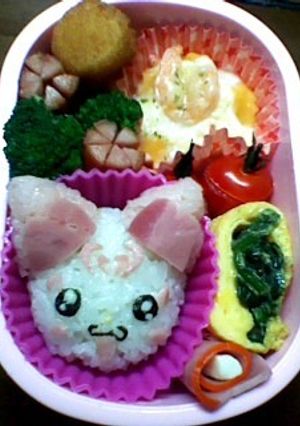 キャラ弁☆プリキュア『ハミィ』-レシピのメイン写真