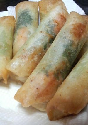 大葉明太ささみ春巻き-レシピのメイン写真