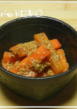 【農家のレシピ】ニンジンの酢醤油和え-レシピのメイン写真