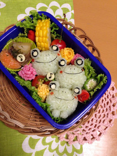 けろろん♪簡単かえるさん弁当-レシピのメイン写真