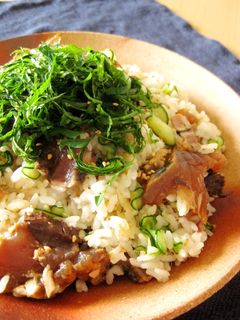 かつおのたたきと新生姜の手ごね寿司-レシピのメイン写真