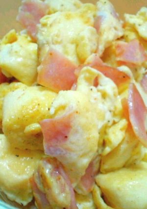 ふわふわ〜♪お麩入りスクランブルエッグ-レシピのメイン写真