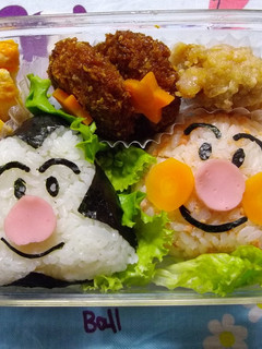 キャラ弁☆アンパンマンとおむすびまん-レシピのメイン写真