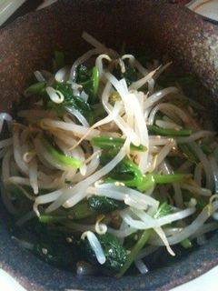 ほうれん草ともやしのナムル-レシピのメイン写真