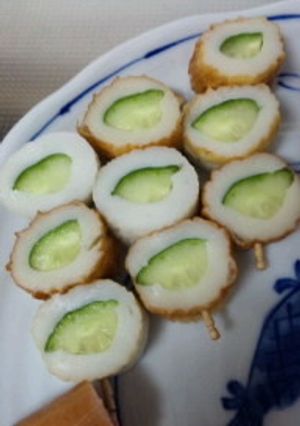 簡単☆弁当にも♪竹輪のきゅうり詰め☆-レシピのメイン写真